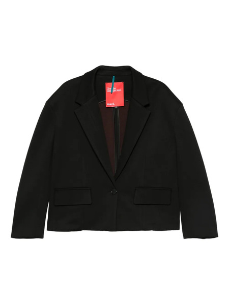  Merci Single-button Blazer - Black 