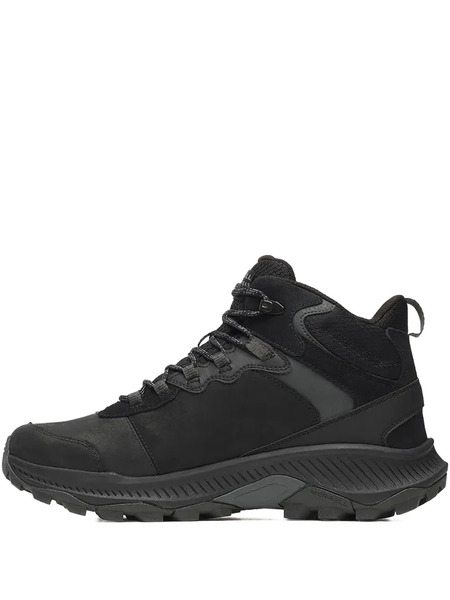  Merrell Lace-up Panelled Boots - Black 