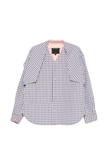  Meryll Rogge Check-pattern Long-sleeve Shirt - Pink 