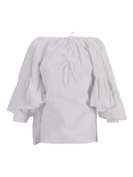  Meryll Rogge Ruffle-sleeve Blouse - White 