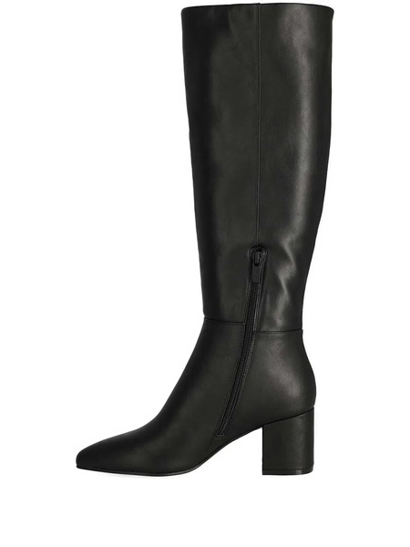  Mexx Block-heel Pointed-toe Boots - Black 
