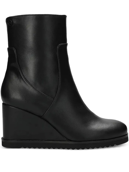  Mexx Wedge Zip Boots - Black 