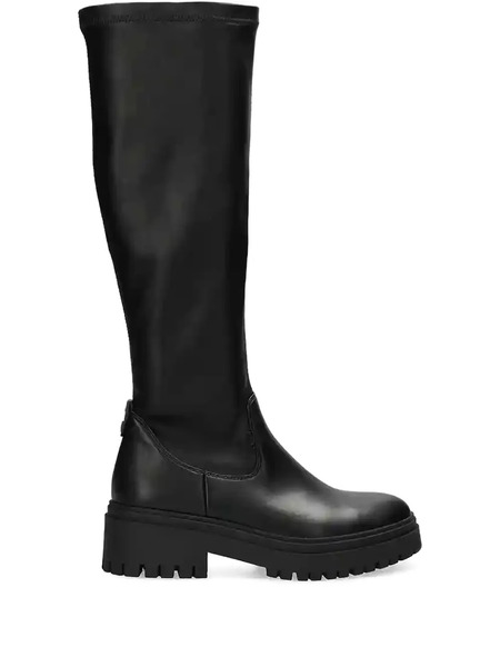  Mexx Zip Lug-sole Boots - Black 