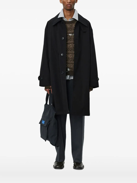  Mfpen Client Single-breasted Midi Coat - Black 