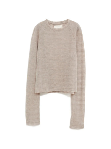  Mfpen Long-sleeved Gauze Top - Neutrals 