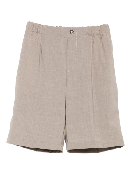  Michael Coal Elastic-waistband Shorts - Brown 
