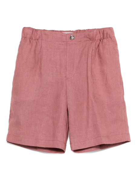  Michael Coal Linen Shorts - Red 