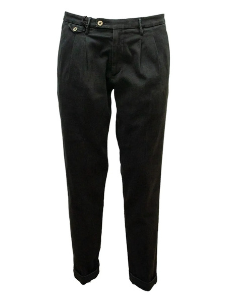  Michael Coal Pleated-cuffed Trousers - Grey 