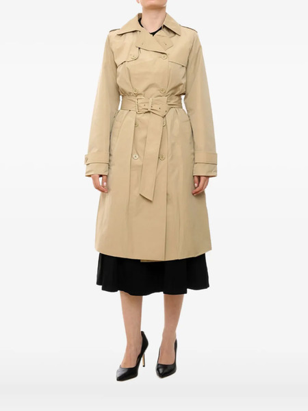  Michael Kors Belted Double-breasted Trench Coat - Neutrals 