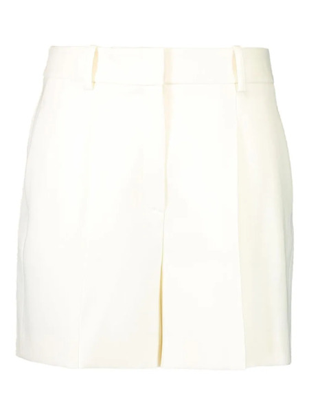  Michael Kors Collection Pleated Cuffed Shorts - Neutrals 