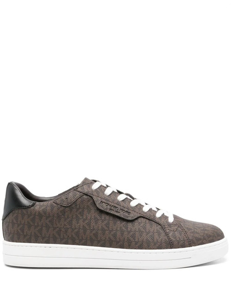  Michael Kors Keating Monogram-pattern Sneakers - Brown 