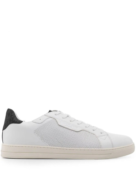  Michael Kors Keating Perforated-panel Sneakers - White 