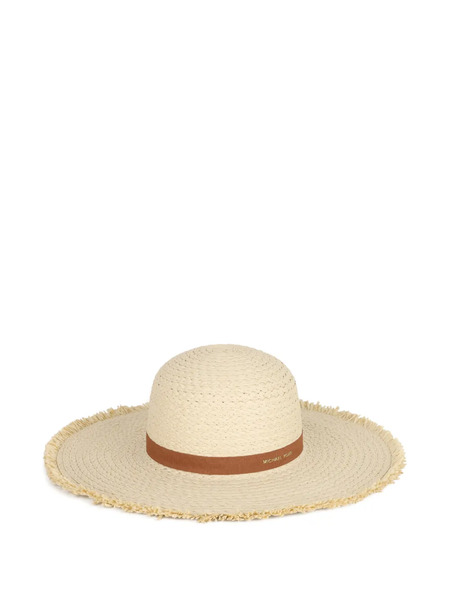  Michael Kors Kids Fringed Sun Hat - Neutrals 