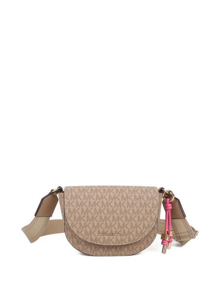  Michael Kors Kids Monogram-pattern Shoulder Bag - Neutrals 