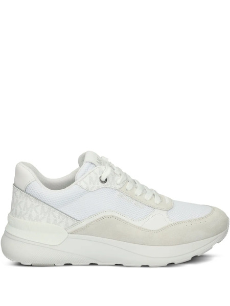  Michael Kors Logo-pattern Mesh Sneakers - Neutrals 