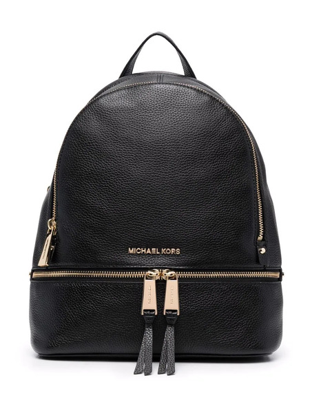  Michael Kors Medium Rhea Backpack - Black 