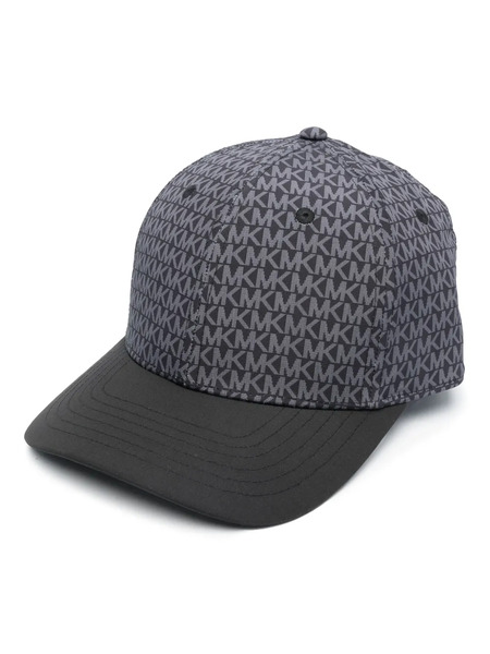  Michael Kors Monogram-jacquard Six-panel Cap - Black 