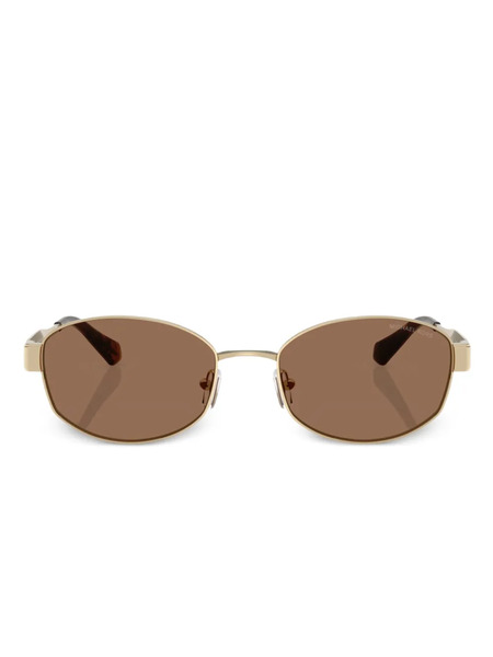  Michael Kors Oval-frame Sunglasses - Gold 