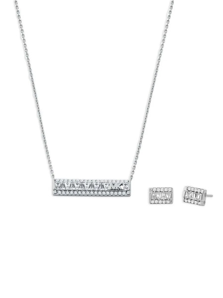  Michael Kors Rectangular Jewellery Set - Silver 