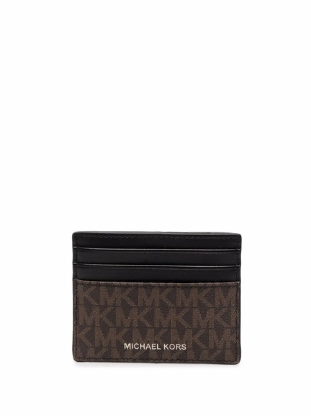  Michael Kors Tall Card Case - Brown 