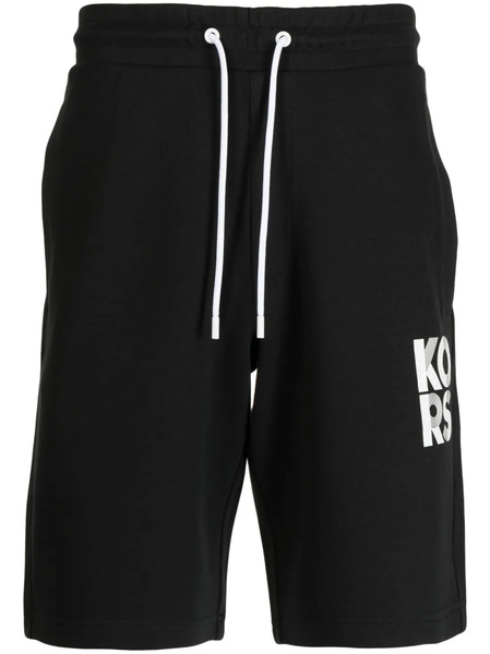  Michael Kors Transistor Logo-print Shorts - Black 