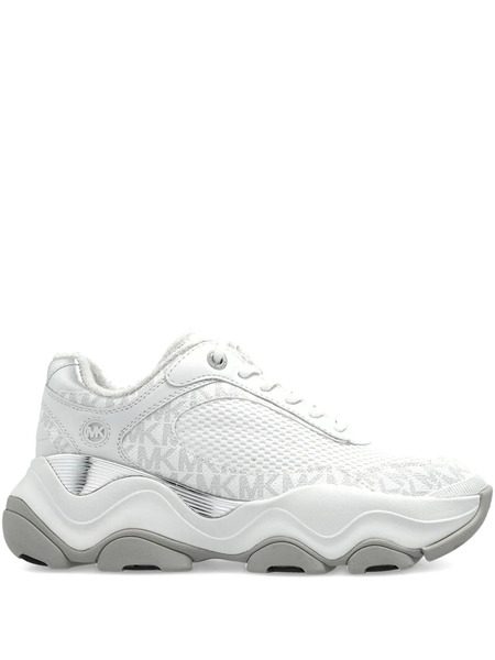  Michael Michael Kors Atlas Monogram-pattern Sneakers - White 