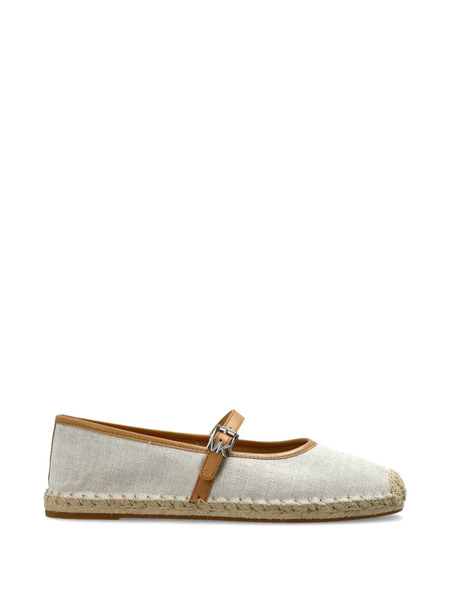  Michael Michael Kors Canvas Ballet Espadrilles - Neutrals 