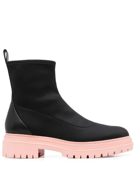  Michael Michael Kors Comet Ridged-rubber Sole Boots - Black 