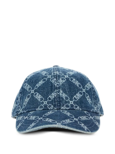  Michael Michael Kors Denim Baseball Cap - Blue 