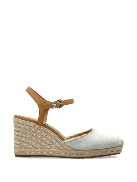 Michael Michael Kors Frayed Ankle Strap Espadrilles - Neutrals 