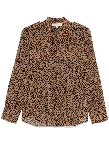  Michael Michael Kors Leopard-print Shirt - Neutrals 