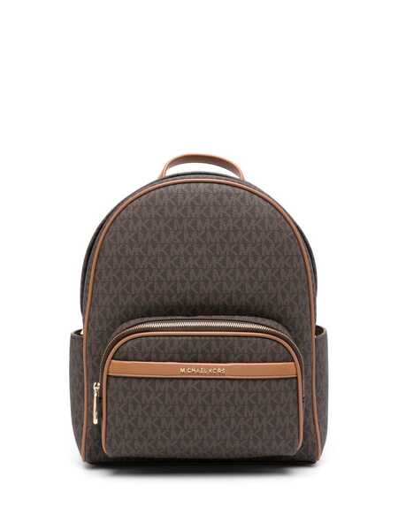  Michael Michael Kors Logo-lettering Backpack - Brown 