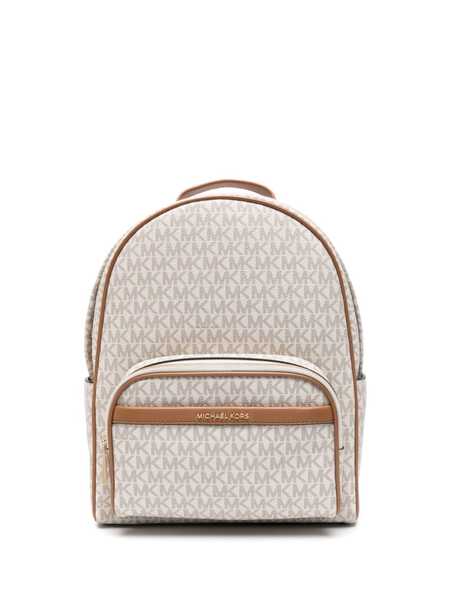  Michael Michael Kors Medium Jacquard Backpack - Neutrals 