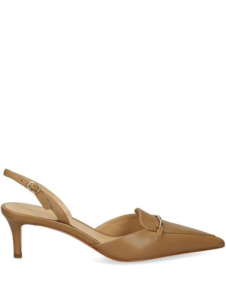  Michael Michael Kors 55mm Logo-plaque Pumps - Brown 
