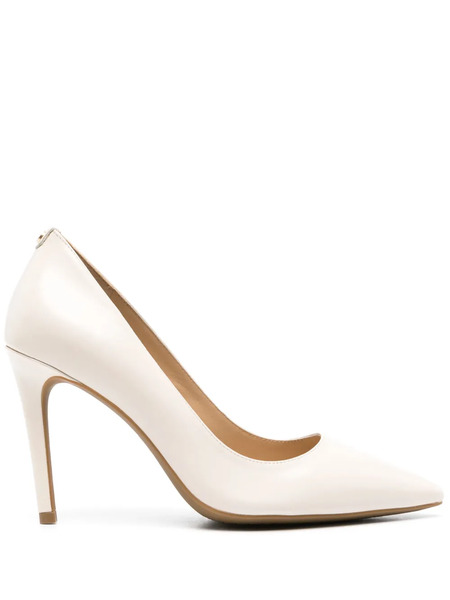  Michael Michael Kors Pointed-toe Leather Pumps - Neutrals 