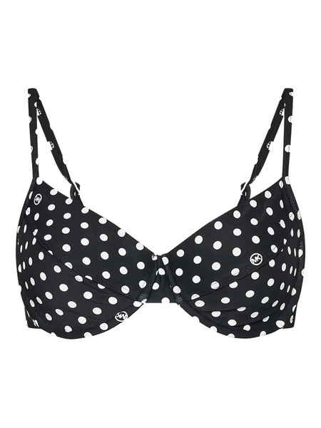  Michael Michael Kors Polka-dot Belted Bikini - Black 