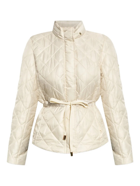 Michael Michael Kors Quilted Belted Jacket - Neutrals 