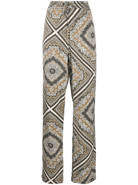  Michael Michael Kors Straight-leg Patterned Trousers - Neutrals 