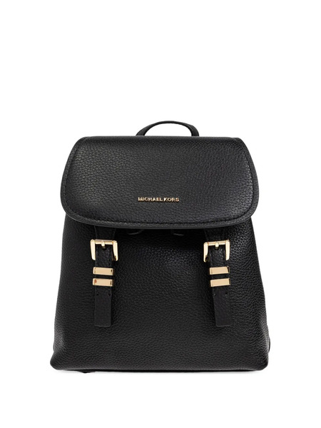  Michael Michael Kors Textured Leather Backpack - Black 
