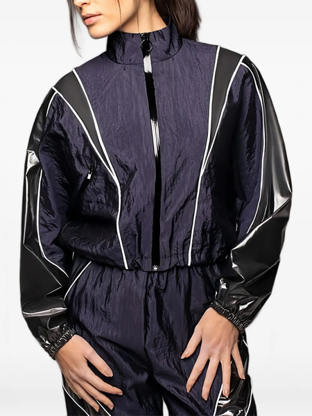  Michi Enigma Panelled Track Jacket - Blue 