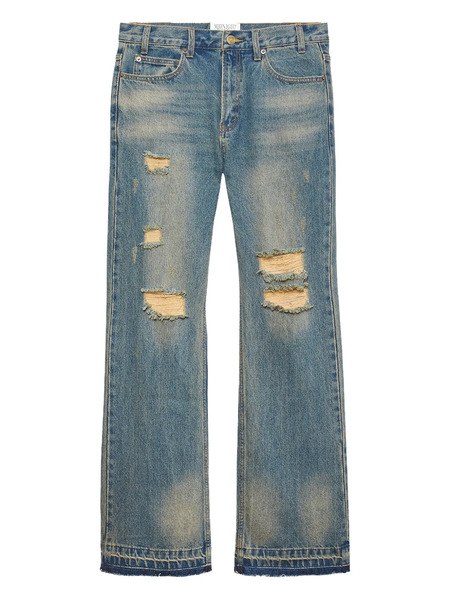  Midnight Rodeo Distressed Jeans - Blue 