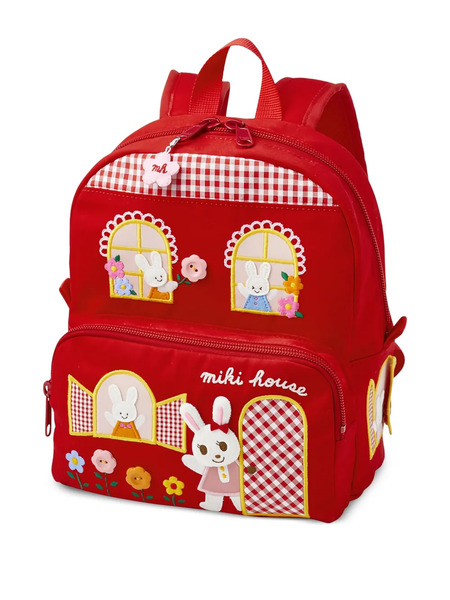  Miki House Bunny House Backpack - Red 