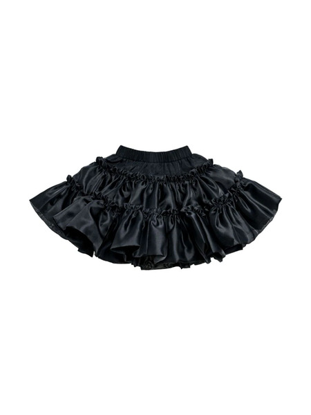  Mimi Tutu Frilled Satin Skort - Black 