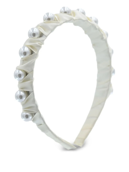  Mimi Tutu Pearl-studded Headband - Neutrals 