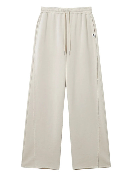  Mini Cream Drawstring Trousers - Neutrals 