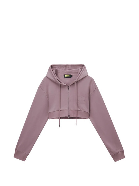  Mini Cream Logo-patch Top - Grey 