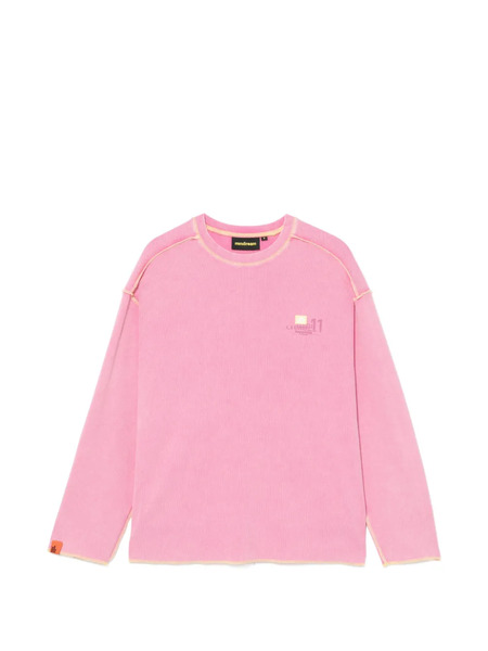  Mini Cream Logo Sweatshirt - Pink 