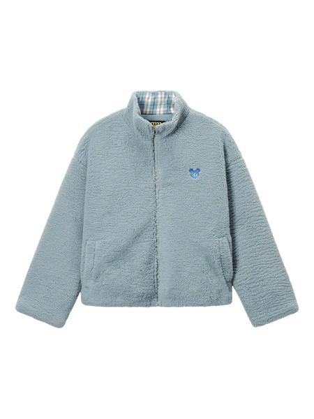  Mini Cream Zip Jacket - Blue 