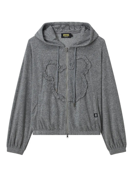  Mini Cream Zip Sweatshirt - Grey 