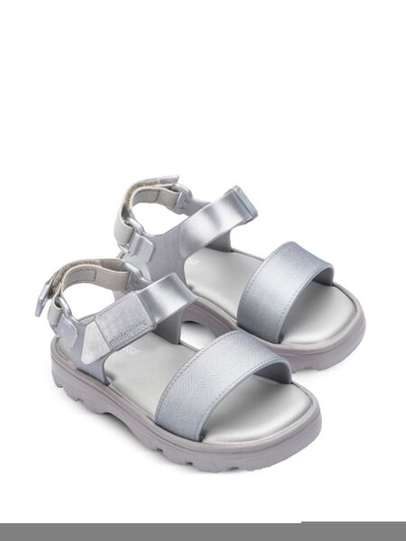  Mini Melissa Kick Off Sandals - Silver 